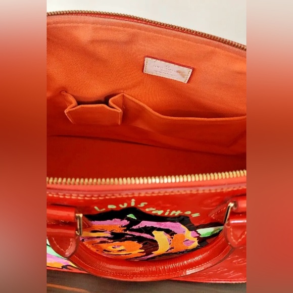 RARE & COLLECTIBLE: Louis Vuitton Limited Edition Stephen Sprouse Roses Alma GM - Picture 11 of 15